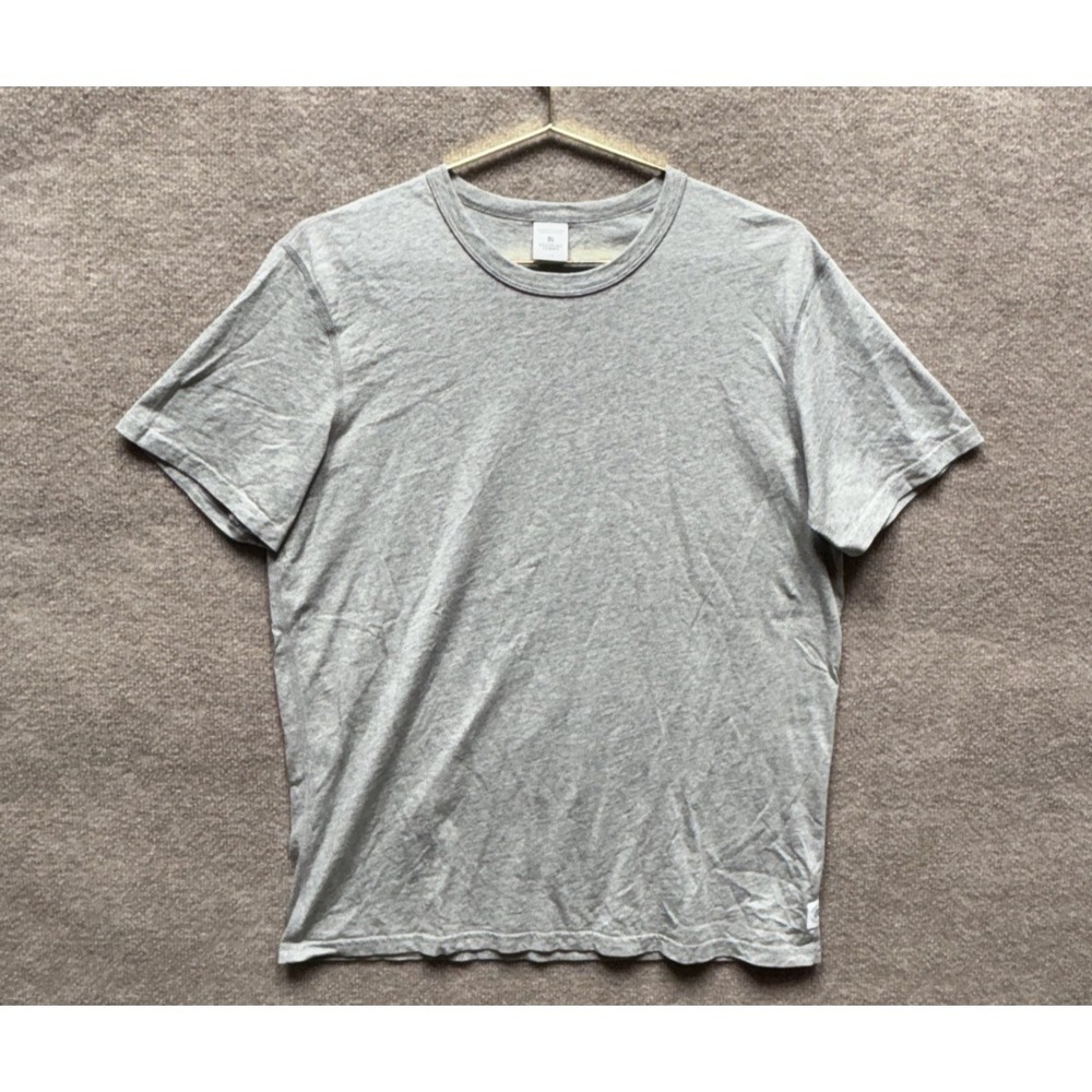 Reigning Champ T Shirt Mens Large Gray Short Sleeve Tee NWOT Minimalist
